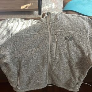 North face zip up hoodie.